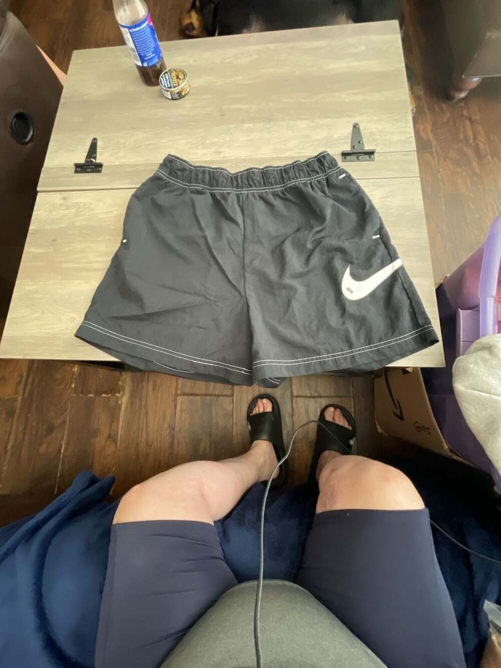 Nike Women's Swoosh Woven Easy Shorts Black DM6752-010 Medium